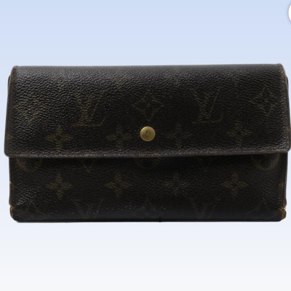 AUTHENTIC Louis Vuitton Monogram International Wallet 🥰 GUC Vintage 2003
